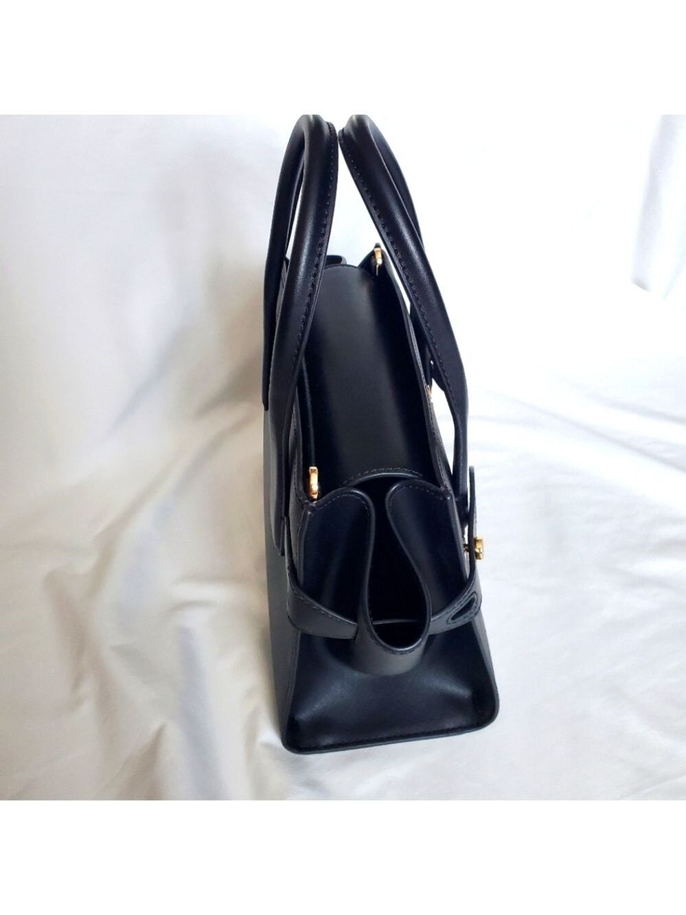 Michael Kors Black Saffiano Leather Satchel Bag NWT - Picture 9 of 14
